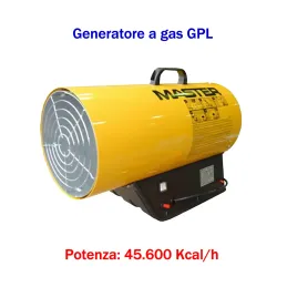 Master BLP 53M - Generatore d'aria calda a gas GPL (manuale) - 45.600 Kcal