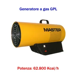 Master BLP 73M - Generatore d'aria calda a gas GPL (manuale) - 62.800 Kcal