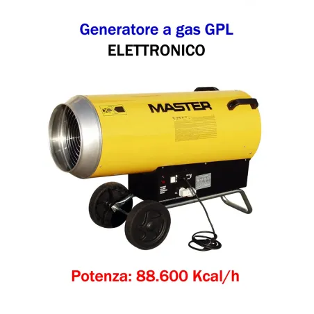 Master BLP 103ET - Generatore d'aria calda a gas GPL (elettronico) - 88.600 Kcal