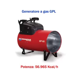 BM2 GP65M - Generatore d'aria calda a combustione diretta (manuale) - 56.965 kcal/h