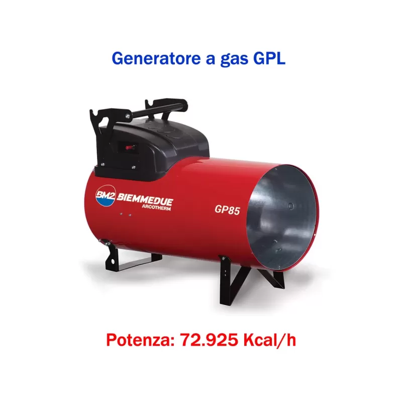 BM2 GP85M - Generatore d'aria calda a combustione diretta (manuale) - 72.925 kcal/h