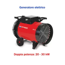 BM2 EK 30 C - Generatore d'aria calda a corrente elettrica con termostato - 25.818 Kcal/h (20 / 30 kW)