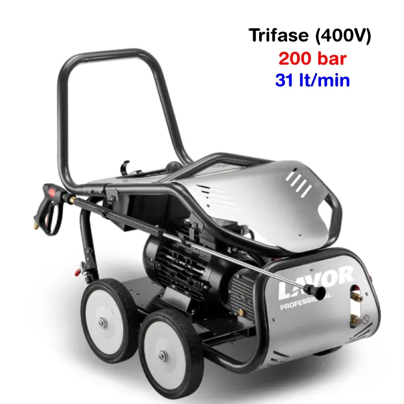 Lavor Indo 2030 E LP - Idropulitrice ad acqua fredda professionale (200 bar - 31 lt/min) Lavor Indo 2030 E LP - Idropulitrice ad acqua fredda professionale (200 bar - 31 lt/min)
