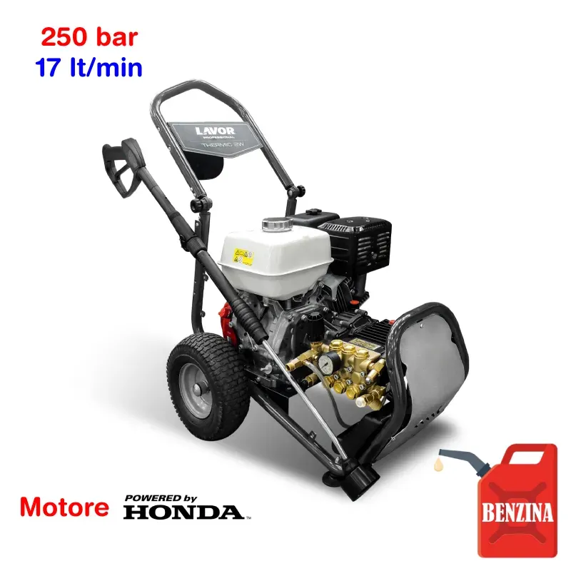 Lavor Thermic 2W PRO 13 H - Idropulitrice ad acqua fredda (250 Bar - 17 lt/min) con motore a scoppio (benzina) Lavor Thermic 2W PRO 13 H - Idropulitrice ad acqua fredda (250 Bar - 17 lt/min) con motore a scoppio (benzina)