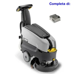 Lavor Dart 36B - Lavasciuga pavimenti batteria 24V, pista di pulizia 36 cm (caricabatteria incluso)