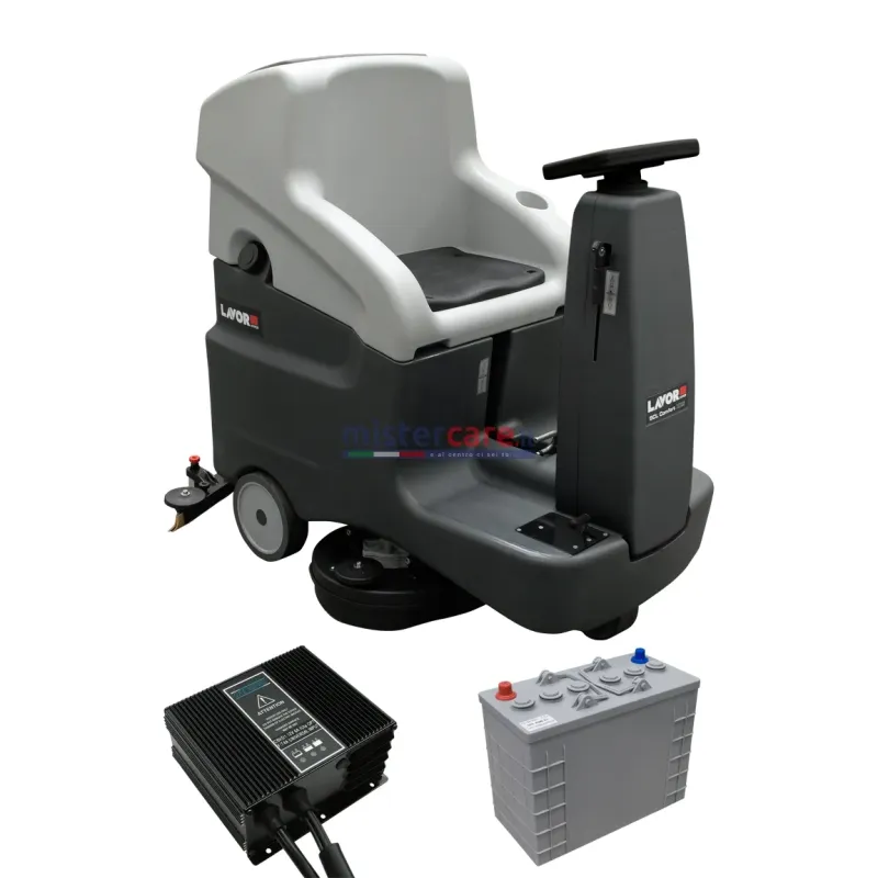 Lavor Comfort XXS Up - Lavasciuga pavimenti batteria 24V, pista di pulizia 66 cm (trazionata)(batterie e caricabatteria inclusi) Lavor Comfort XXS Up - Lavasciuga pavimenti batteria 24V, pista di pulizia 66 cm (trazionata)(batterie e caricabatteria inclusi)