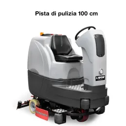 Lavor Comfort S-R 100 Up - Lavasciuga pavimenti batteria 24V, pista di pulizia 100 cm (trazionata)