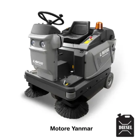 Lavor SWL R 1100 DT - Spazzatrice uomo a bordo per superfici sino a 9.700 m²/h (trazionata diesel)