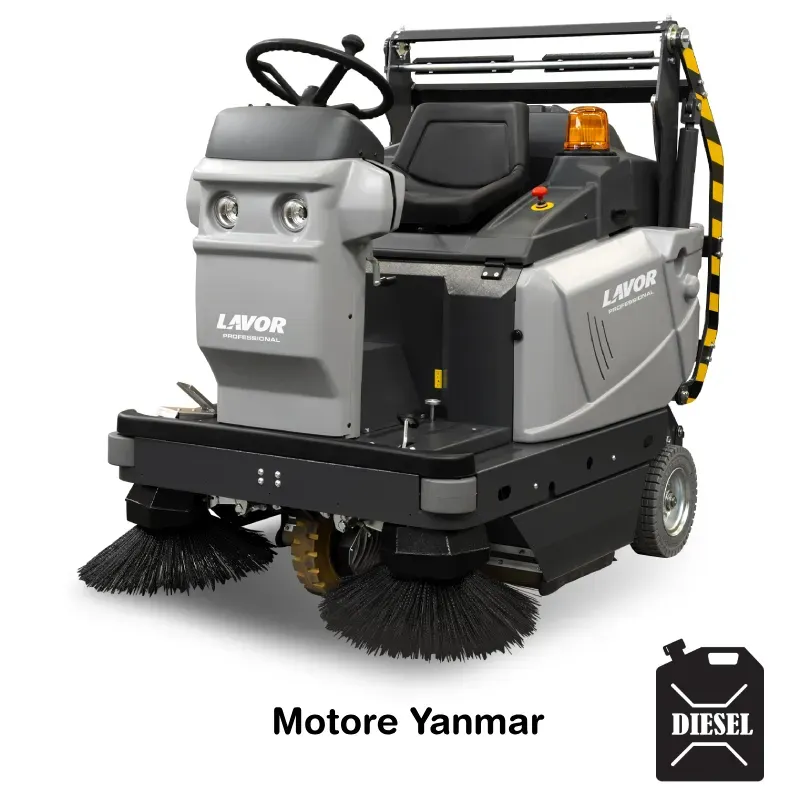 Lavor SWL R 1100 DT Bin Up - Spazzatrice uomo a bordo per superfici sino a 9.700 m²/h (trazionata diesel) Lavor SWL R 1100 DT Bin Up - Spazzatrice uomo a bordo per superfici sino a 9.700 m²/h (trazionata diesel)