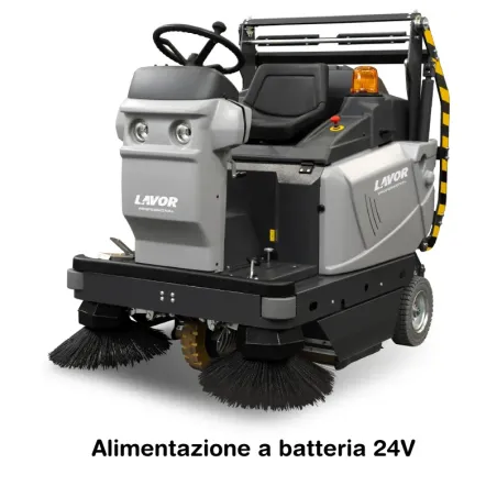 Lavor SWL R 1100 ET Bin Up - Spazzatrice uomo a bordo per superfici sino a 9.700 m²/h (trazionata elettrica)