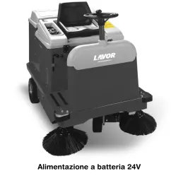 Lavor SWL R 990 ET - Spazzatrice uomo a bordo per superfici sino a 6.200 m²/h (trazionata elettrica)
