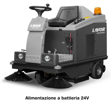 Lavor SWL R 1000 ET - Spazzatrice uomo a bordo per superfici sino a 6.200 m²/h (trazionata elettrica)