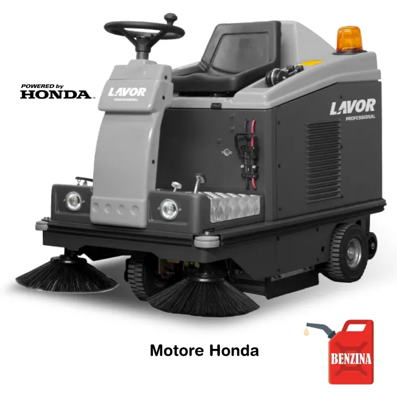 Lavor SWL R 1000 ST - Spazzatrice uomo a bordo per superfici sino a 7.700 m²/h (trazionata a benzina) Lavor SWL R 1000 ST - Spazzatrice uomo a bordo per superfici sino a 7.700 m²/h (trazionata a benzina)