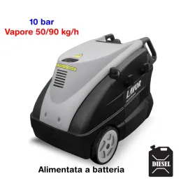 Lavor GV KOLUMBO CORDLESS - Generatore di vapore (a batteria) con caldaia Diesel