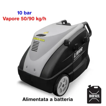 Lavor GV KOLUMBO CORDLESS - Generatore di vapore (a batteria) con caldaia Diesel
