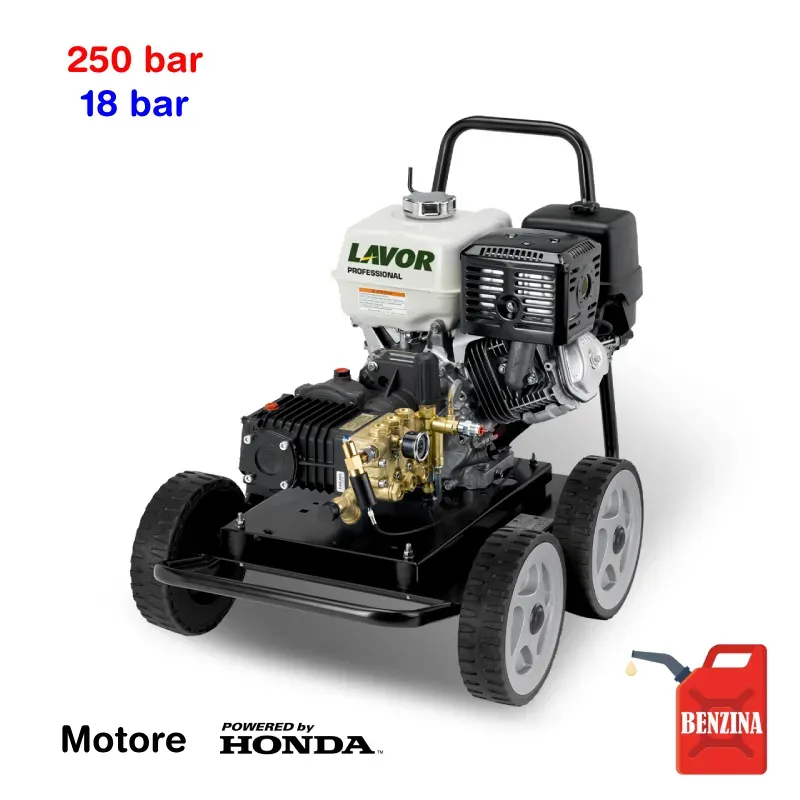 Lavor Thermic 13H - Idropulitrice ad acqua fredda (250 Bar - 18 lt/min) con motore a scoppio (benzina) Lavor Thermic 13H - Idropulitrice ad acqua fredda (250 Bar - 18 lt/min) con motore a scoppio (benzina)