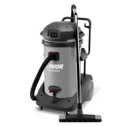 Lavor Domus PR - Aspiratore professionale polvere/liquidi a 2 motori (220 V) completo di accessori