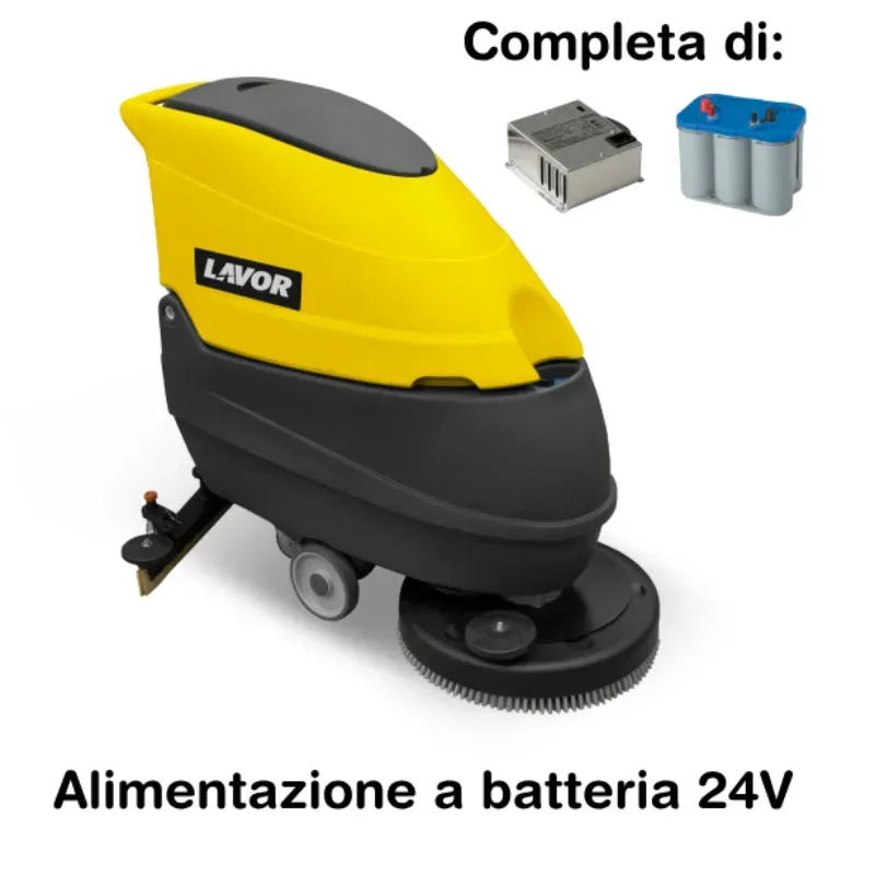 Lavor L5 50BT - Lavasciuga pavimenti trazionata a batteria 24V (batteria e caricabatteria inclusi) Lavor L5 50BT - Lavasciuga pavimenti trazionata a batteria 24V (batteria e caricabatteria inclusi)