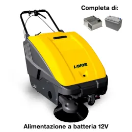 Lavor SLG 700 ET - Spazzatrice uomo a terra per superfici sino a 2.620 m²/h (trazionata elettrica)
