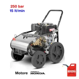 BM2 Mobile 250/15 - Idropulitrice ad acqua fredda (250 Bar - 15 lt/min) con motore a scoppio (benzina)