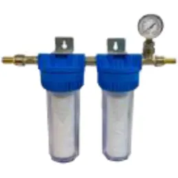2 Filtri con filtrazione 10+5 micron con manometri - BM2
