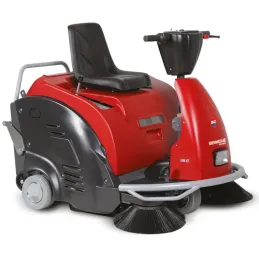 BM2 Dusty 1100 ET/STH Plus - Spazzatrice uomo a bordo elettrica / a benzina con scarico assistito