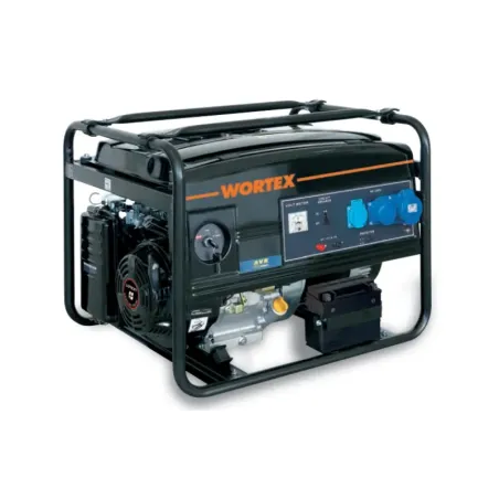 Wortex LW 3500 E - Gruppo elettrogeno monofase (3,1 kW) AVR con motore a scoppio (benzina)