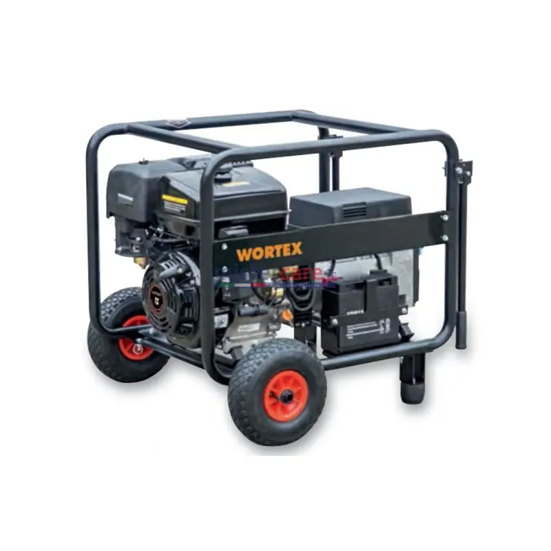 Wortex LWS 9000 E AVR ATS - Gruppo elettrogeno monofase (6,8 kW) AVR con motore a scoppio (benzina)