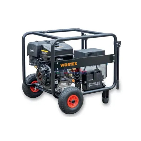 Wortex LWS 9000 E AVR ATS - Gruppo elettrogeno monofase (6,8 kW) AVR con motore a scoppio (benzina)