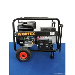 Wortex LWS 9000 E AVR ATS - Gruppo elettrogeno monofase (6,8 kW) AVR con motore a scoppio (benzina)