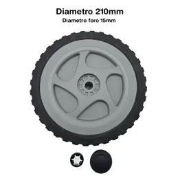 Kit ruota + borchia + fermo XTR Rio-R Pro Lavor D.210mm