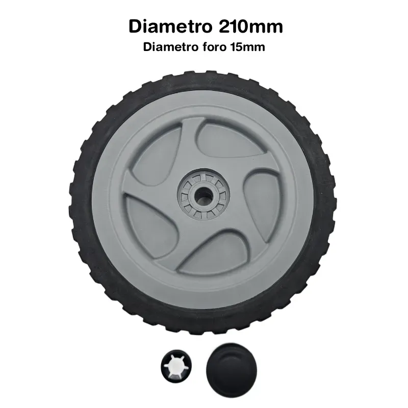Kit ruota + borchia + fermo XTR Rio-R Pro Lavor D.210mm
