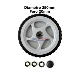 Lavor - Kit ruota + borchia + fermo per idropulitrici "Lavor"