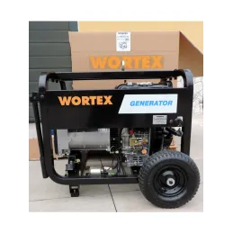 Wortex HWS 9000 E AVR ATS - Gruppo elettrogeno monofase (6,8 kW) con motore a scoppio (diesel)