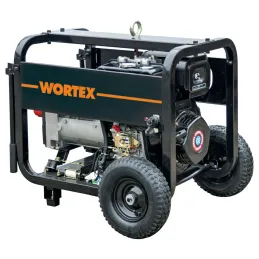 Wortex HWS 9000 E AVR ATS - Gruppo elettrogeno monofase (6,8 kW) con motore a scoppio (diesel)
