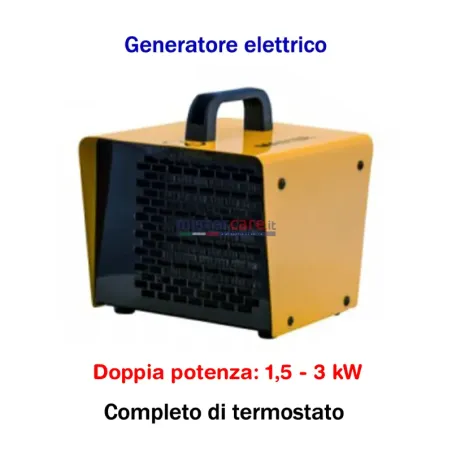 Master B 3 PTC – Generatore d’Aria Calda Elettrico Monofase (1,5 – 3 kW)
