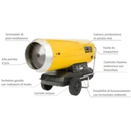 Master B 360- Generatore d’aria calda a Gasolio combustione diretta (111kW)
