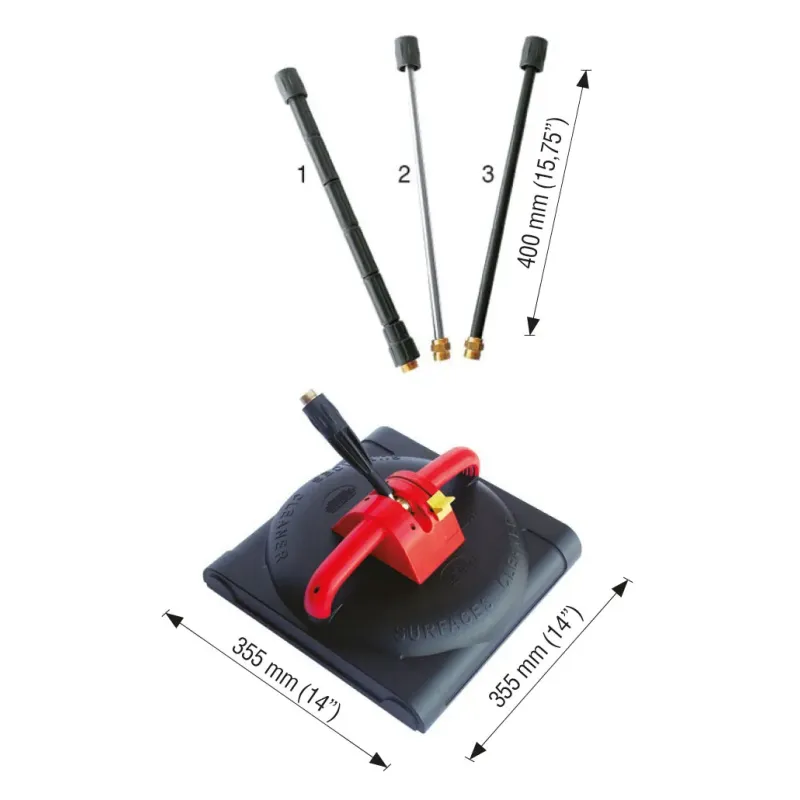 Lavapavimenti professionale 200 bar 15 lt/min (355mm) - Tecomec