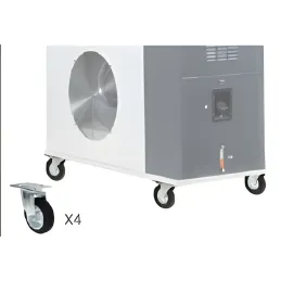 BM2 - Kit ruote pivottanti per Confort 35 / 70 D.100mm