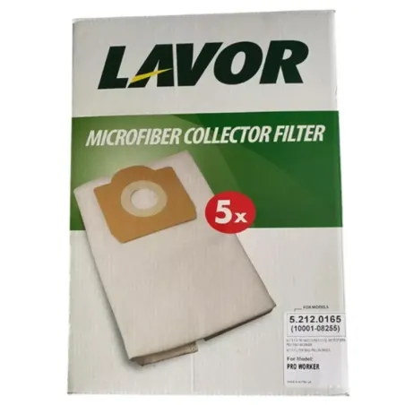 Kit 5 filtri in microfibra per aspiratore Lavor Pro Worker