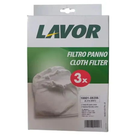 Kit 3 filtri in panno per aspirapolvere 14/20/30 Lavor