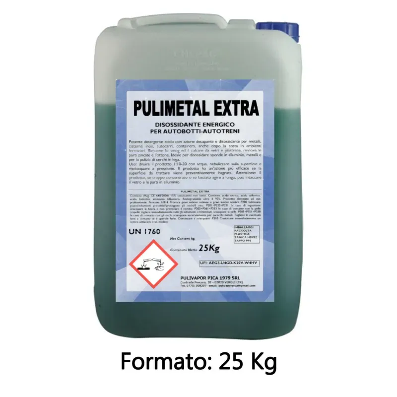 Pulimetal Extra 25Kg Pulisponde Acido