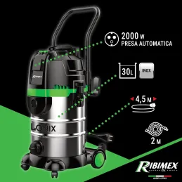 Ribimex - Aspiratore ciclonico Cyclonix 1600W 4 in 1 multifunzione