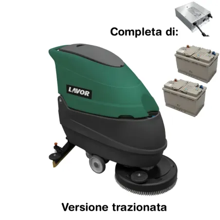 Lavor L5 50BT Lavasciuga Pavimenti Trazionata a Batteria 24V