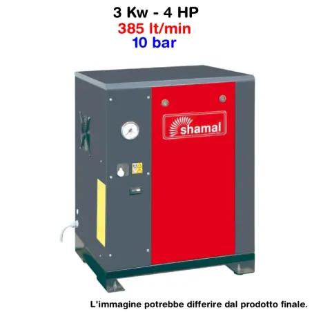 Compressore Shamal GHIBLI SE 3.0-10 4 HP Trifase 10 Bar FS14