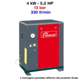 Compressore a Vite Shamal GHIBLI 4.0-13 4 kW 13 Bar FS14 Professionale