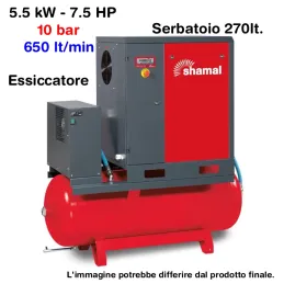 Compressore a vite Shamal GHIBLI 5.5-10-270 ES 5,5 kW 10 Bar