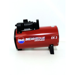 BM2 EK 3 C - Generatore d'aria calda a corrente elettrica con termostato - 2.580 Kcal/h (1.5 / 3 kW)