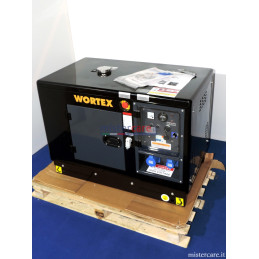 Wortex WS 6500 E SS AVR ATS - Gruppo Elettrogeno Monofase (5,2 KW) Silenziato (Diesel) con centralina avvio automatico - WP2270105