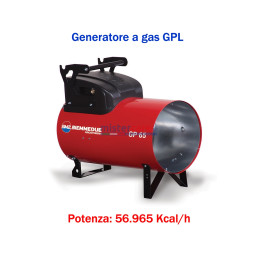BM2 GP65M - Generatore d'aria calda a combustione diretta (manuale) - 56.965 kcal/h - 03GP105